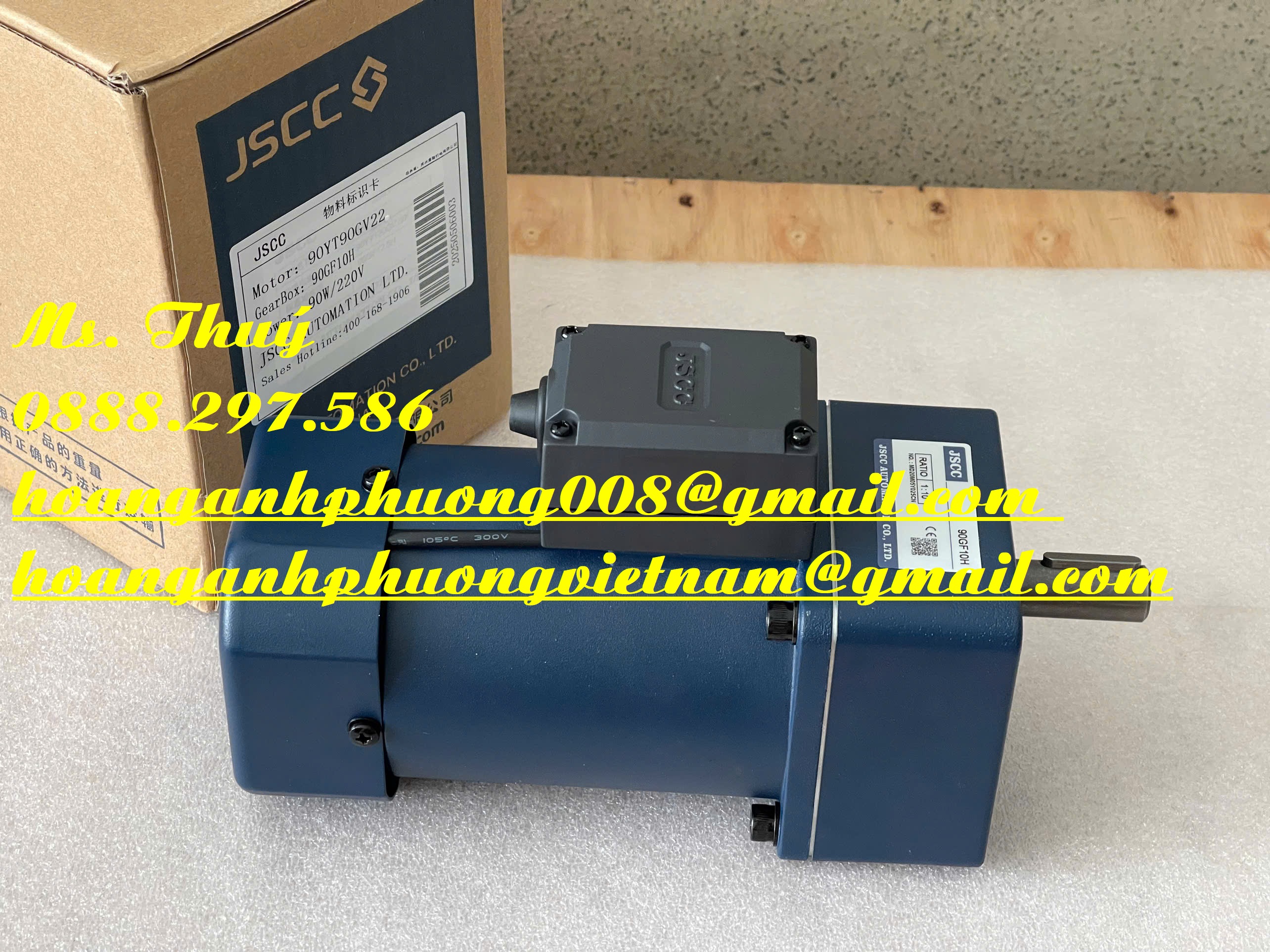 Bộ động cơ JSCC 90YT90GV22 + Hộp số 90GF10H - Bình Dương